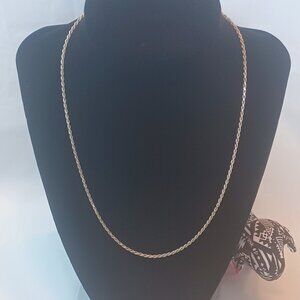 Karizia Spa KA 1772 18" Sterling Silver Italy 925 Rope Chain Necklace 5.82g